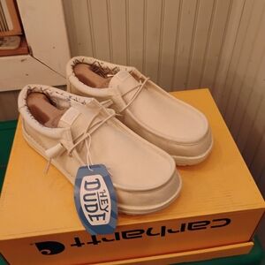 Hey Dude Men's Cream Casual Shoes